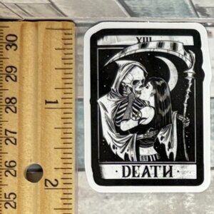 🌀10/$10🌀 Black & White Tarot Card Reusable Waterproof Vinyl Sticker Decal